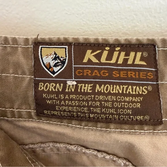KÜHL Crag Series Men’s Hiking Pants 36x30 Brown Outdoor Work Utility - Picture 10 of 16